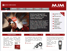 Tablet Screenshot of mjm-data.co.uk